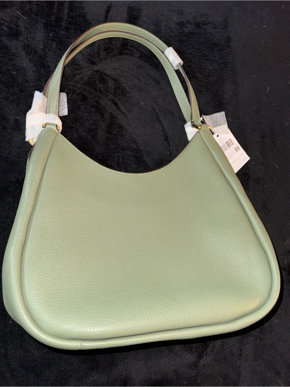 kate spade Mint Green Pebbled Leather Hobo Shoulder Bag